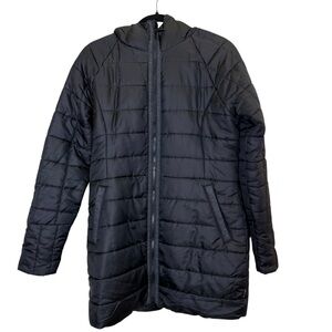 Women’s Smartwool Black/Gray Smartloft 180 3/4 Length Puffy Winter Jacket sz M